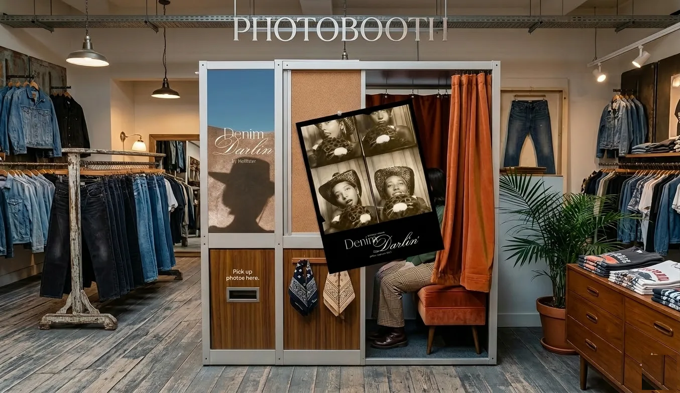Pop-up photobooth activation