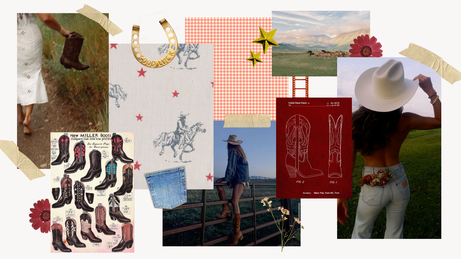 Denim Darlin' finalized moodboard