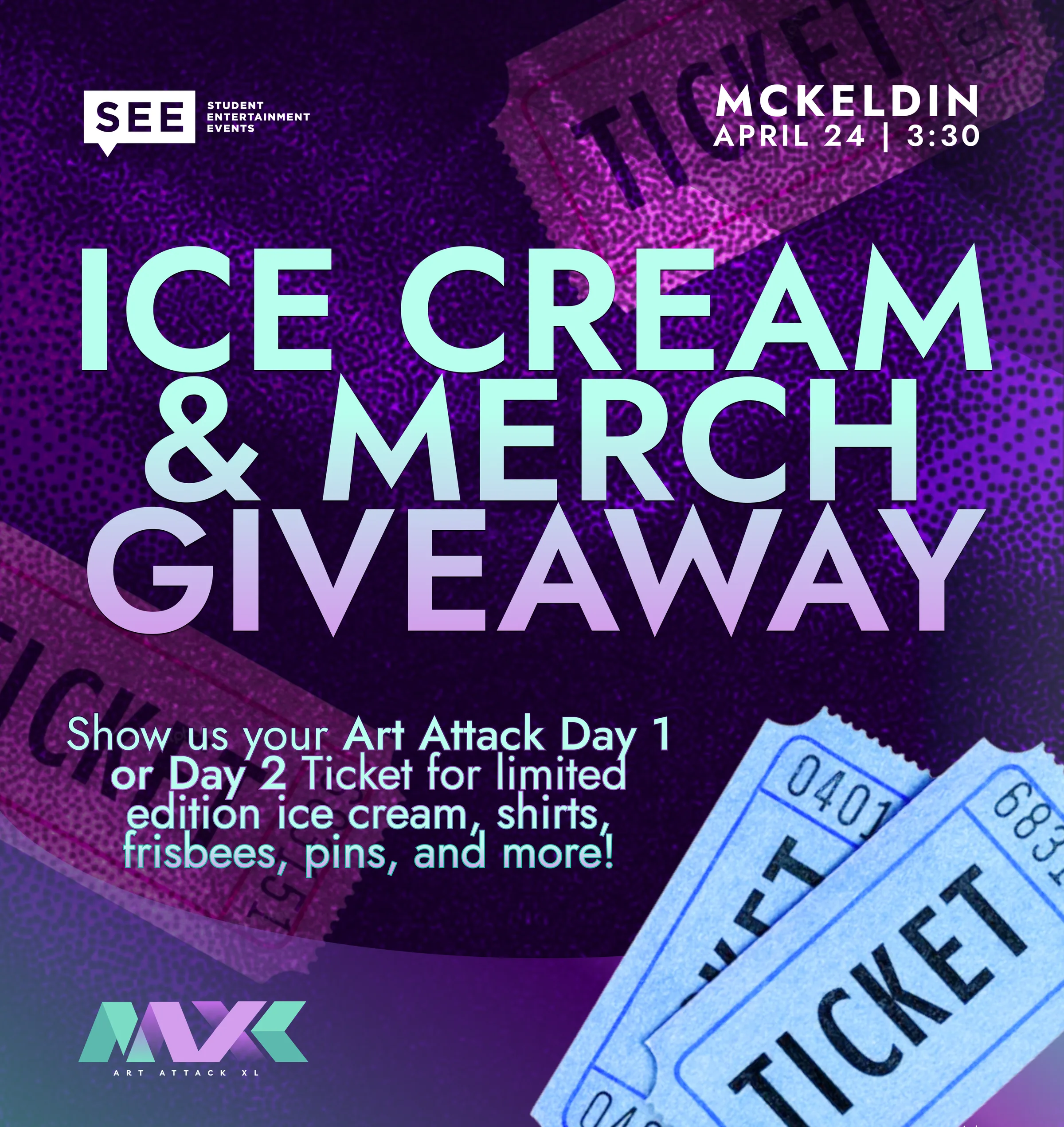 Ice cream giveaway promo