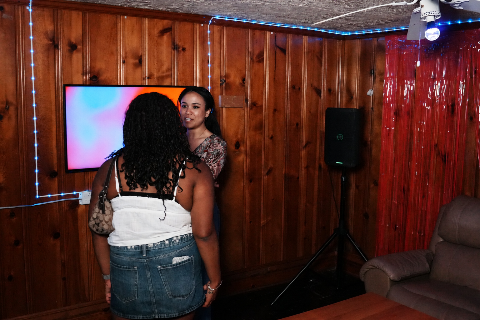 AfroFusion After Dark lit corner