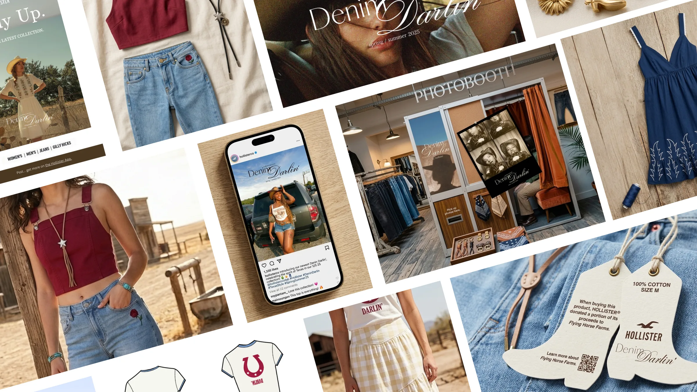 Denim Darlin' campaign hero spread