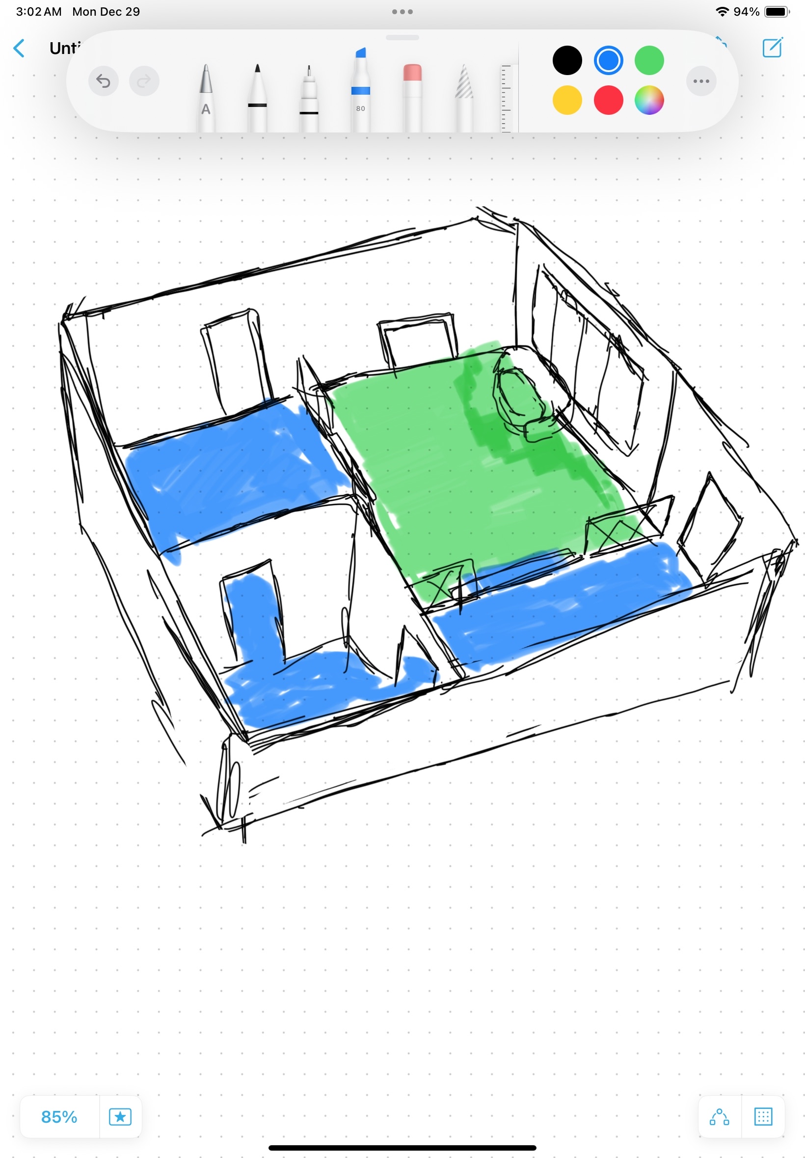 Game Night basement space