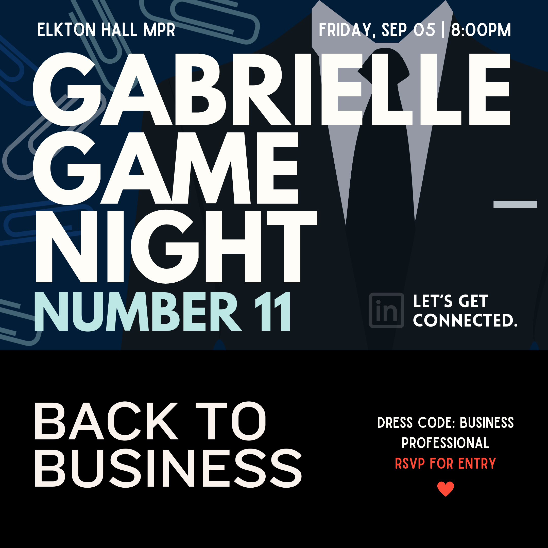 Game Night room full