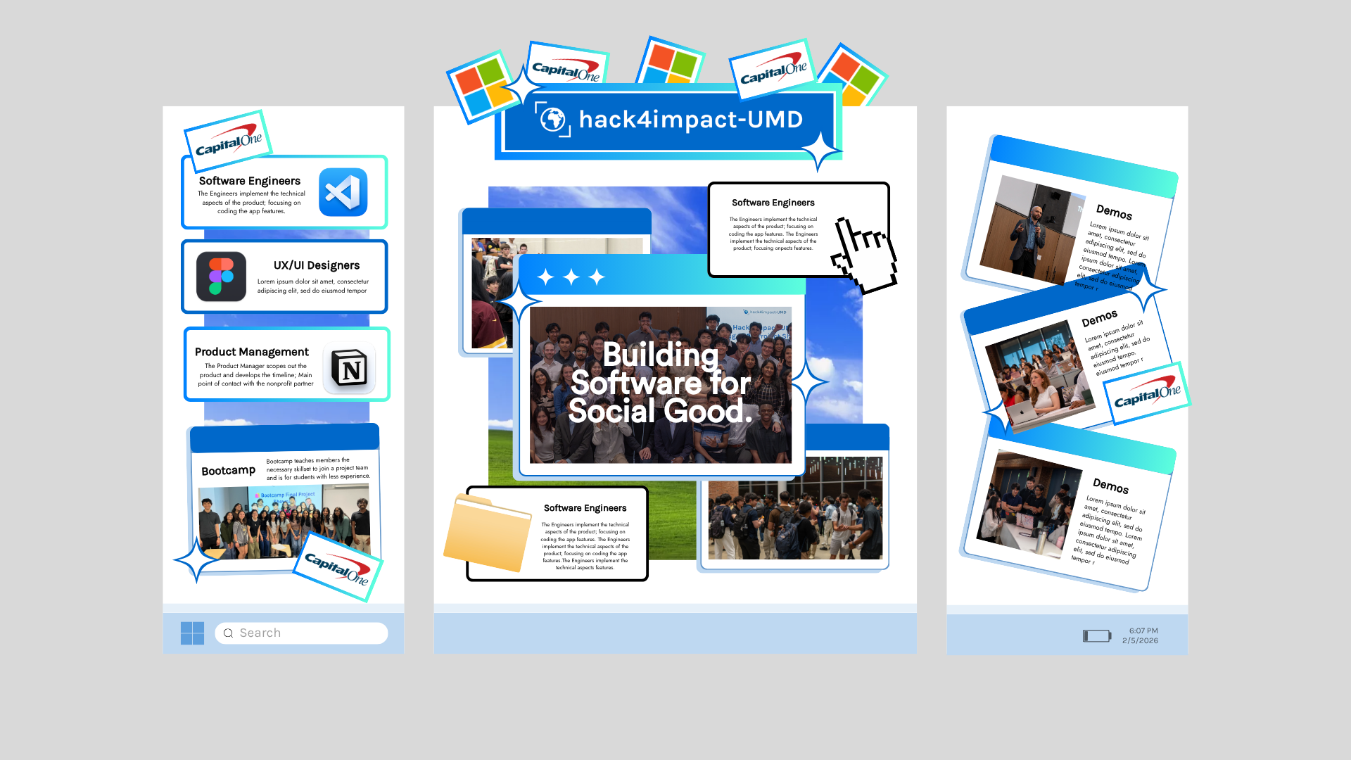 Club Fair Tri-Fold Board Mockup