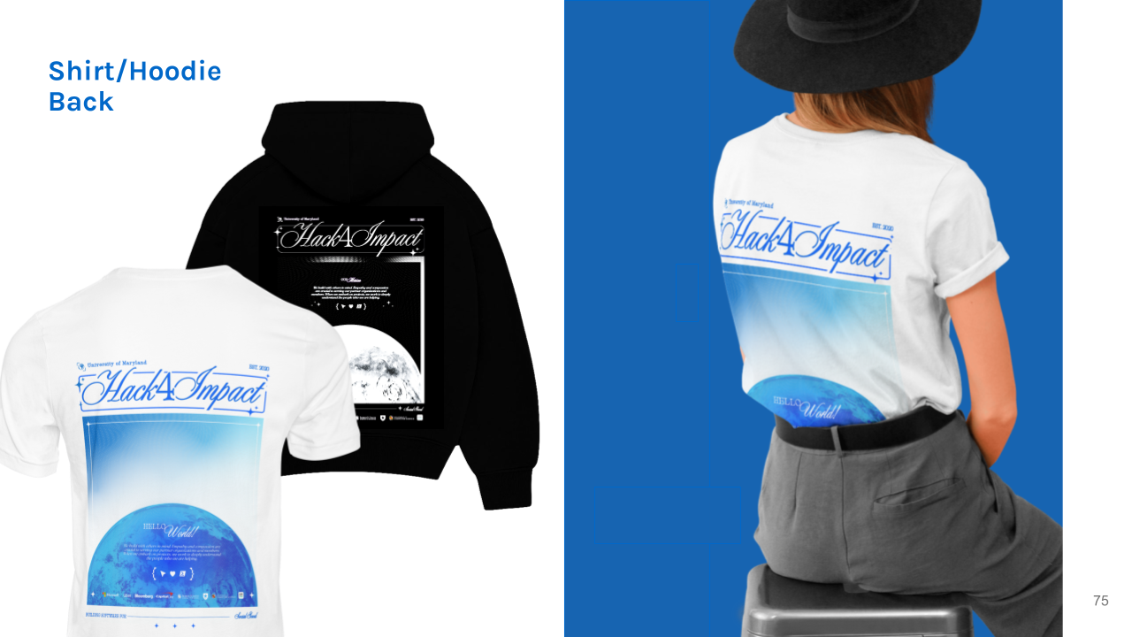 Hack4Impact reimagined merch design 1