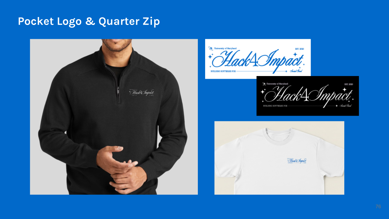 Hack4Impact reimagined merch design 4