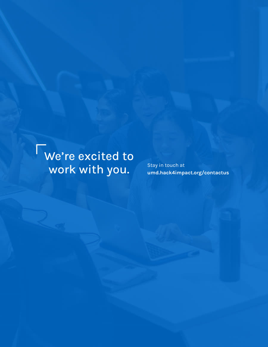 Hack4Impact Sponsorship Brochure page 10