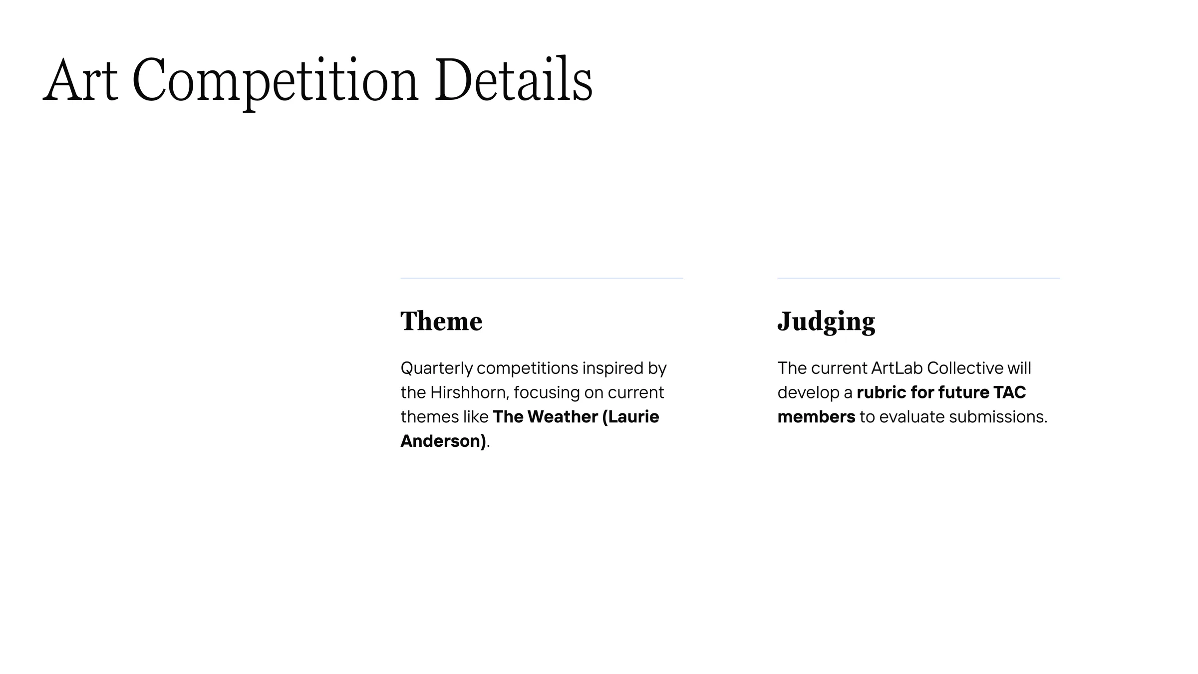 Art competition slide