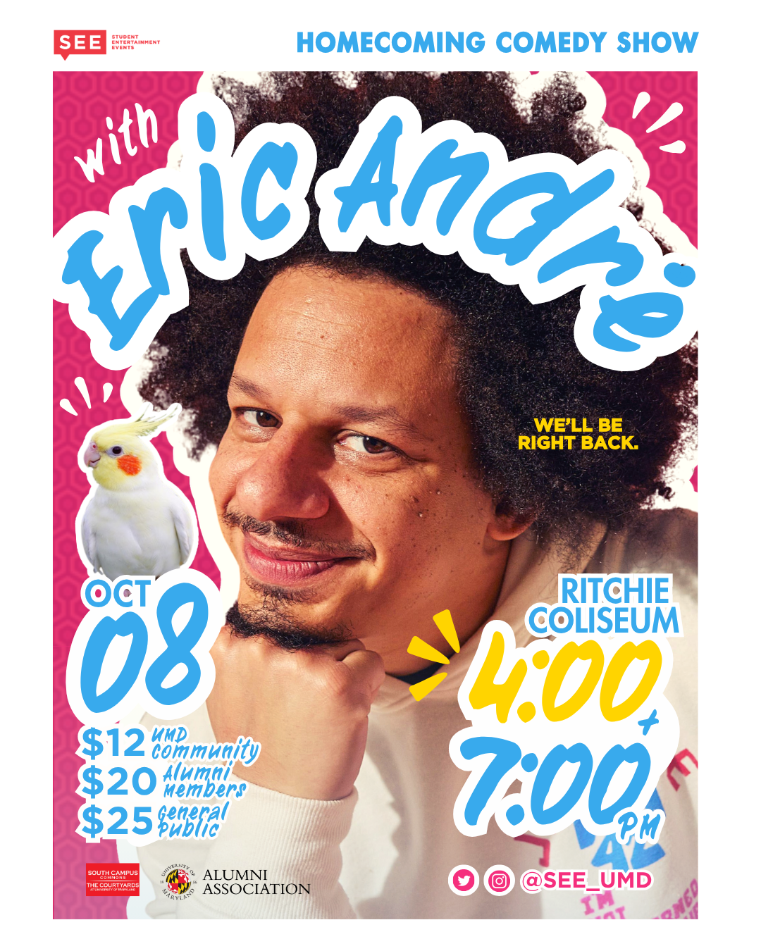 Eric Andre HCS Instagram post