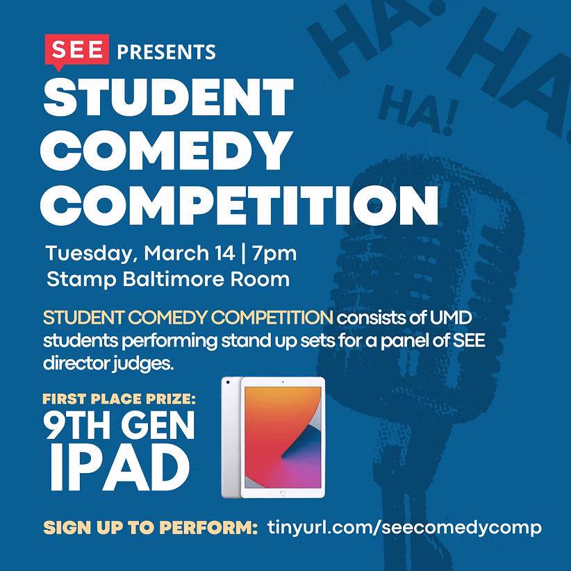 SEE Comedy Competition Instagram post