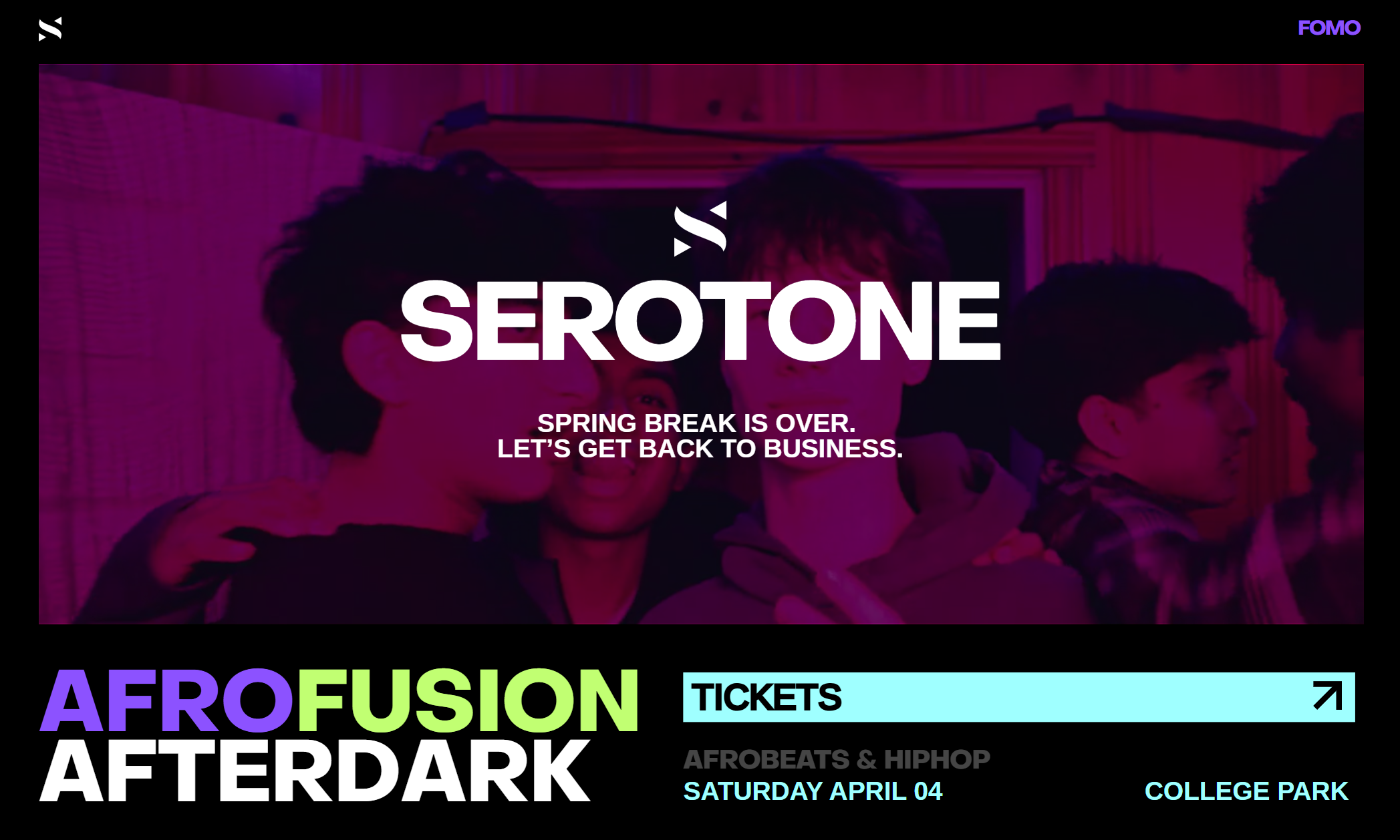 Serotone tabling setup