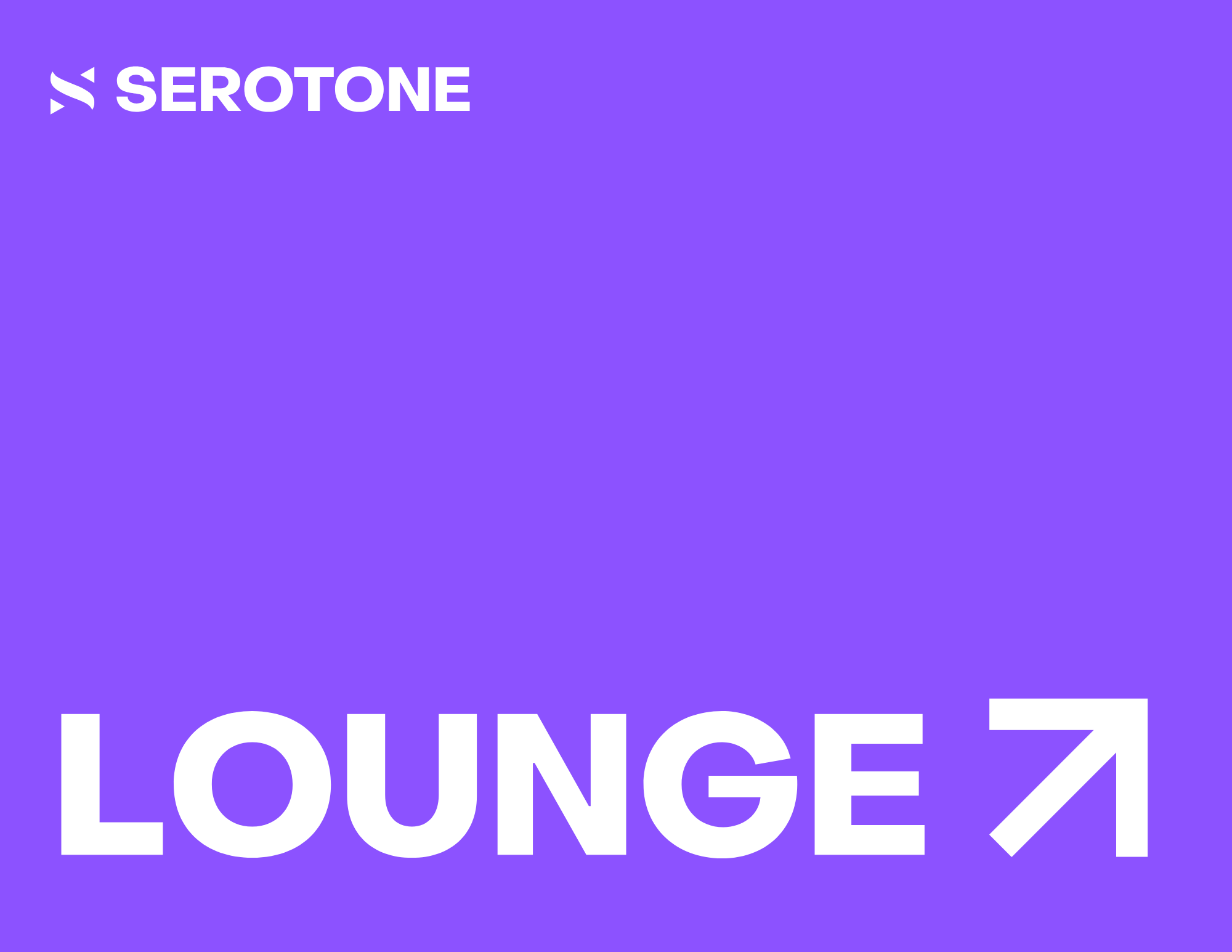 Serotone directional sign