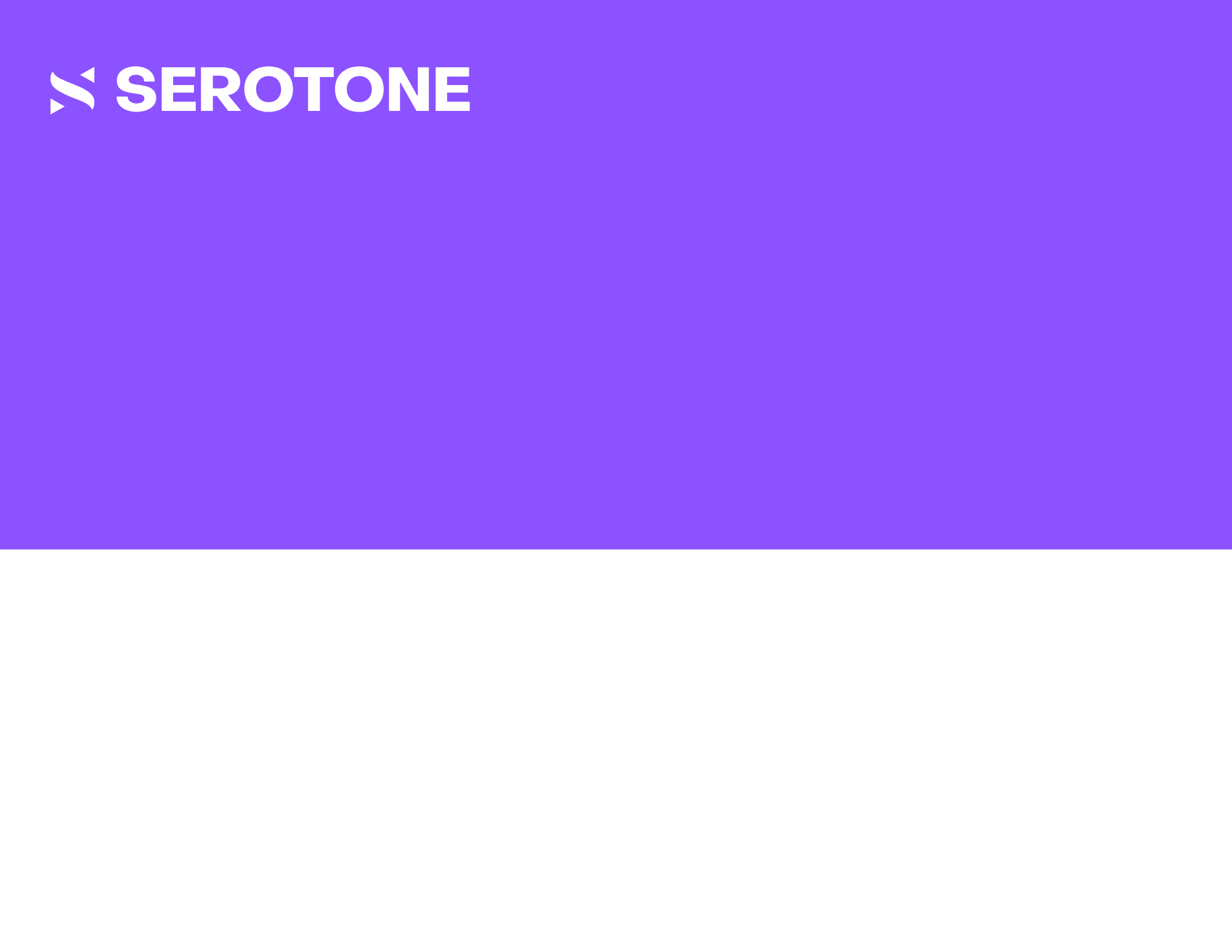 Serotone directional sign