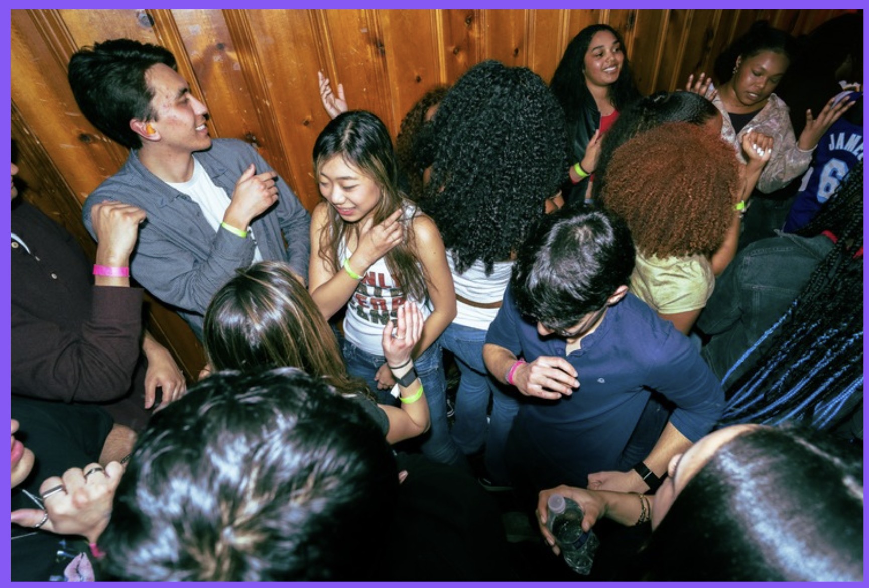 Serotone party-goers