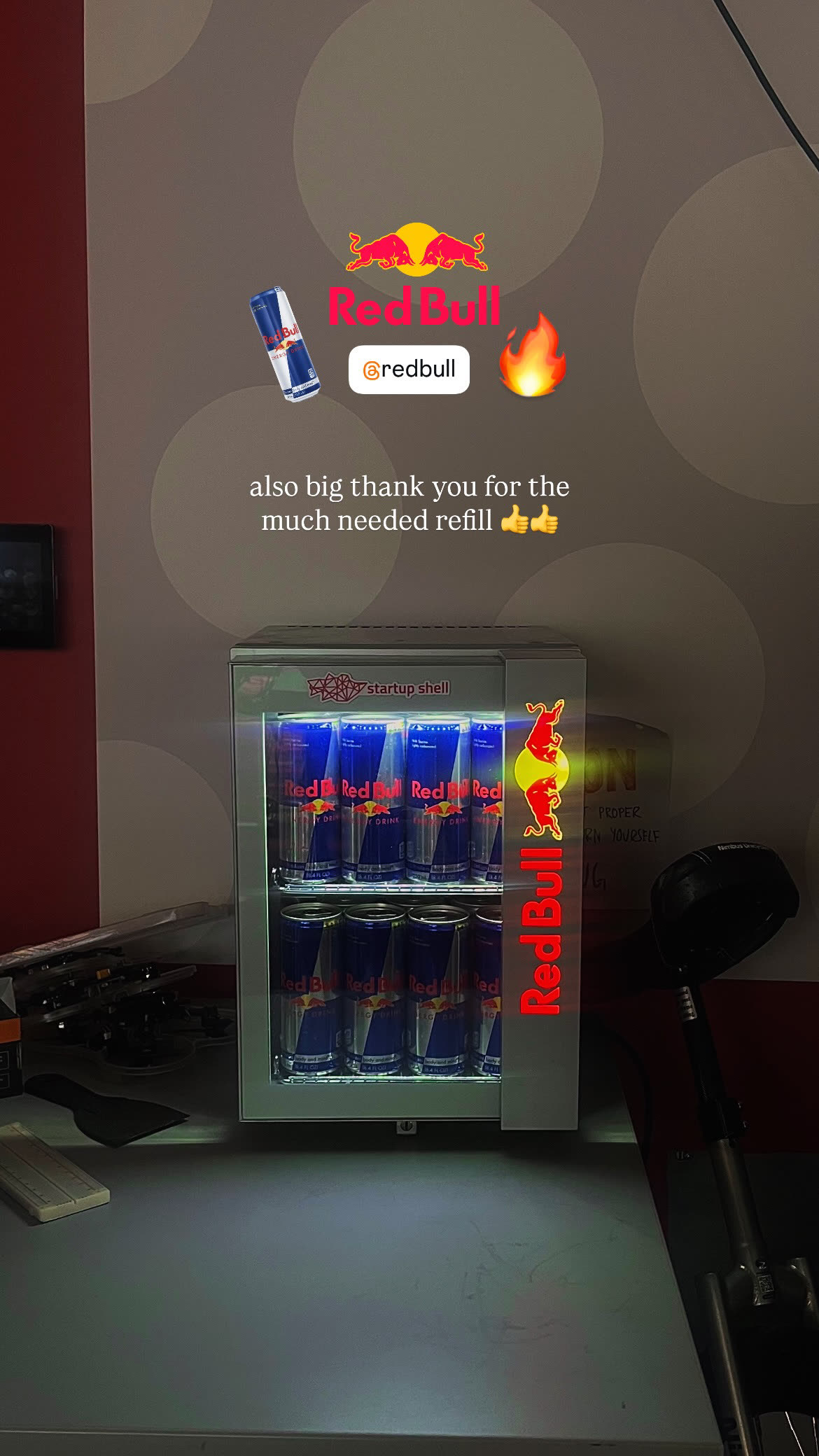 Startup Shell Instagram story