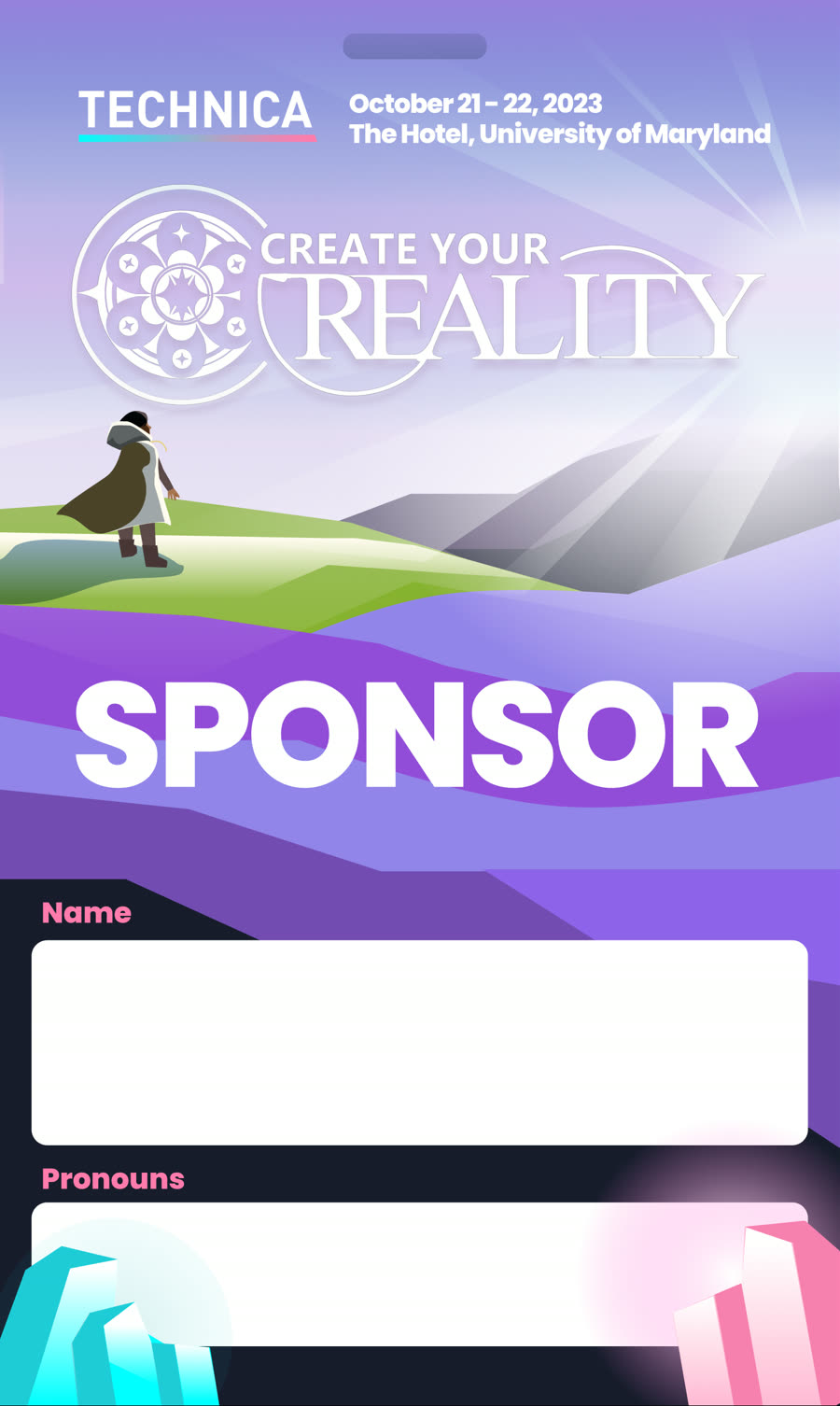 Technica badge — sponsor tag